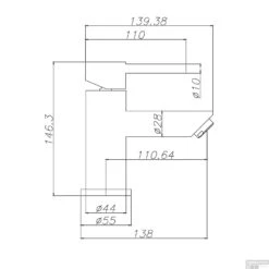BWS Fonteinkraan Colorato 1/2'' Aansluiting Geborsteld Goud -Hansgrohe Badkamerinterieur Winkel fonteinkraan boss wessing aloni 12 aansluiting geborsteld goud tech