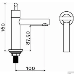 Fonteinkraan Clou Freddo 4 10 X 16 Cm Chroom -Hansgrohe Badkamerinterieur Winkel fonteinkraan clou freddo 4 10 x 16 cm chroom tech