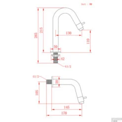 Fonteinkraan Gebogen Boss & Wessing Exclusive RVS -Hansgrohe Badkamerinterieur Winkel fonteinkraan gebogen boss wessing exclusive rvs tec