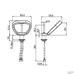 Wastafelkraan Lamborghini Nürburgring Met Popup Waste Chroom 7 Wastafelkraan Lamborghini Nürburgring Met Popup Waste Chroom -Hansgrohe Badkamerinterieur Winkel fonteinkraan lamborgini n rburgring met popup waste chroom tech