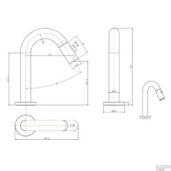 Fonteinkraan Plieger Lupo 2.0 Geborsteld Chroom -Hansgrohe Badkamerinterieur Winkel fonteinkraan plieger lupo 2.0 geborsteld chroom tech