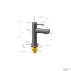 Fonteinkraan Boss & Wessing Iron Gunmetal 9 Fonteinkraan Boss & Wessing Iron Gunmetal -Hansgrohe Badkamerinterieur Winkel fonteinkraan saniclear iron gunmetal tech