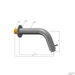 Fonteinkraan Boss & Wessing Talpa Inbouwkraan Chroom -Hansgrohe Badkamerinterieur Winkel fonteinkraan saniclear talpa inbouwkraan chroom tech