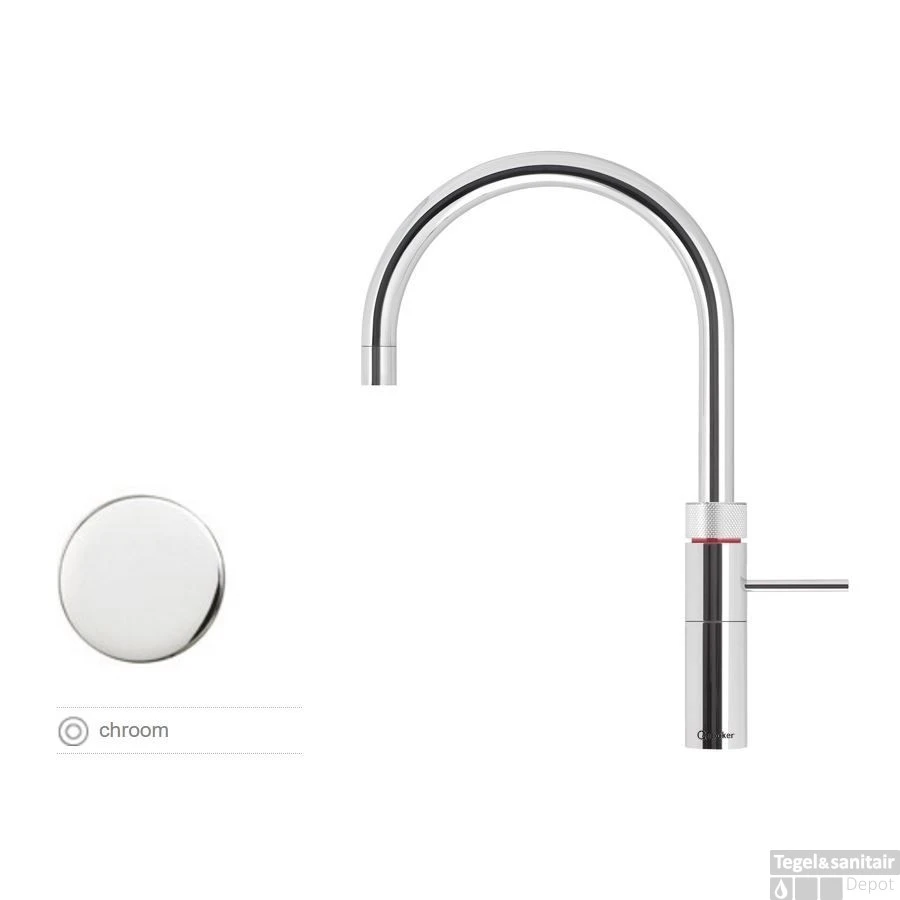 Quooker Fusion Round Keukenmengkraan Chroom KFRCHR 3 Quooker Fusion Round Keukenmengkraan Chroom KFRCHR