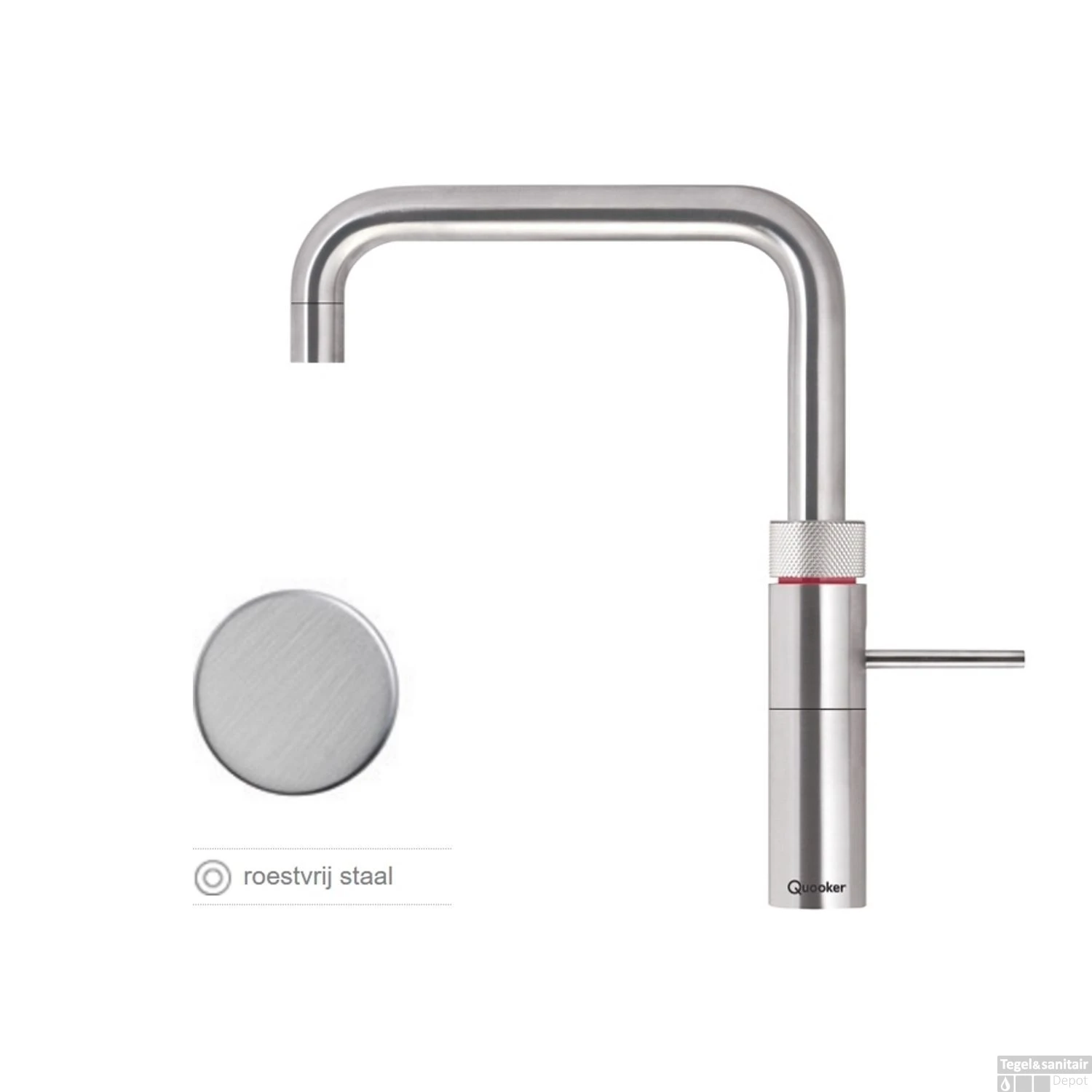 Quooker Cube Fusion Square RVS Met Combi+ Boiler 4 Quooker Cube Fusion Square RVS Met Combi+ Boiler - Afbeelding 2