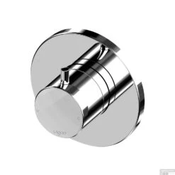 Inbouw Stopkraan Lagoo Garda Hendel Rond 10,1 Cm Messing Chroom