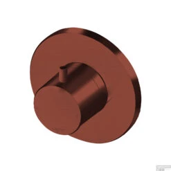 Inbouw Stopkraan Lagoo Garda Hendel Rond 10,1 Cm Messing Geborsteld Koper