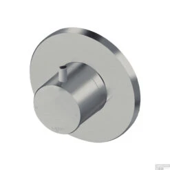 Inbouw Stopkraan Lagoo Garda Hendel Rond 10,1 Cm Messing Geborsteld Nikkel
