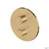 Inbouw Thermostaat Lagoo Garda Met 3-weg Omstel Knop Geborsteld Goud -Hansgrohe Badkamerinterieur Winkel g2239 brushed brass shop