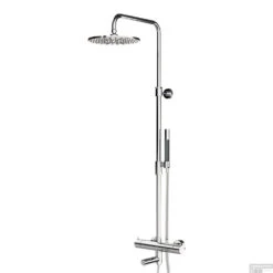 Thermostatische Regendoucheset Lagoo Garda Voor Bad/Douche Met Handdouche Staaf Chroom