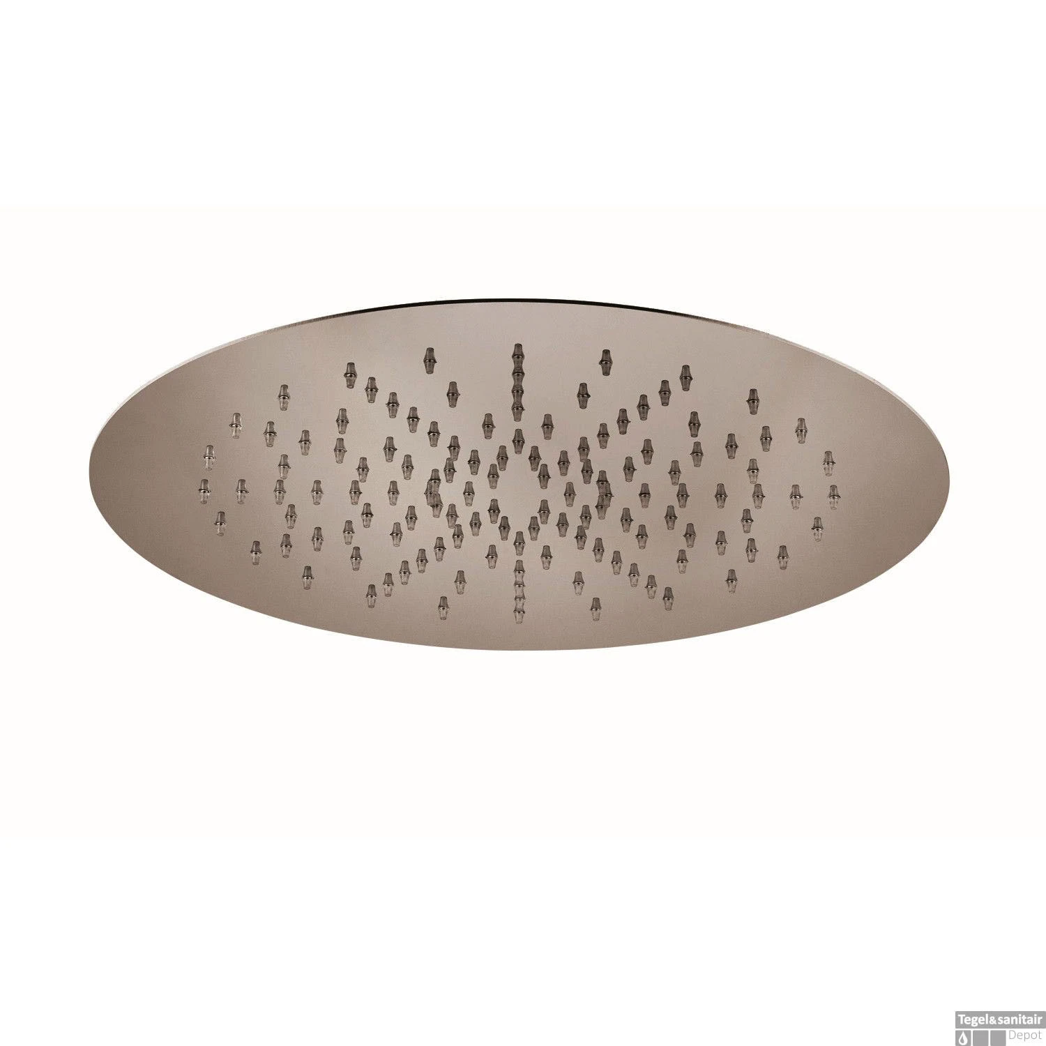 Hoofddouche Belleza Bagno ClipOn Inbouw Regendouche Rond 34 Cm Mat Nikkel 3 Hoofddouche Belleza Bagno ClipOn Inbouw Regendouche Rond 34 Cm Mat Nikkel