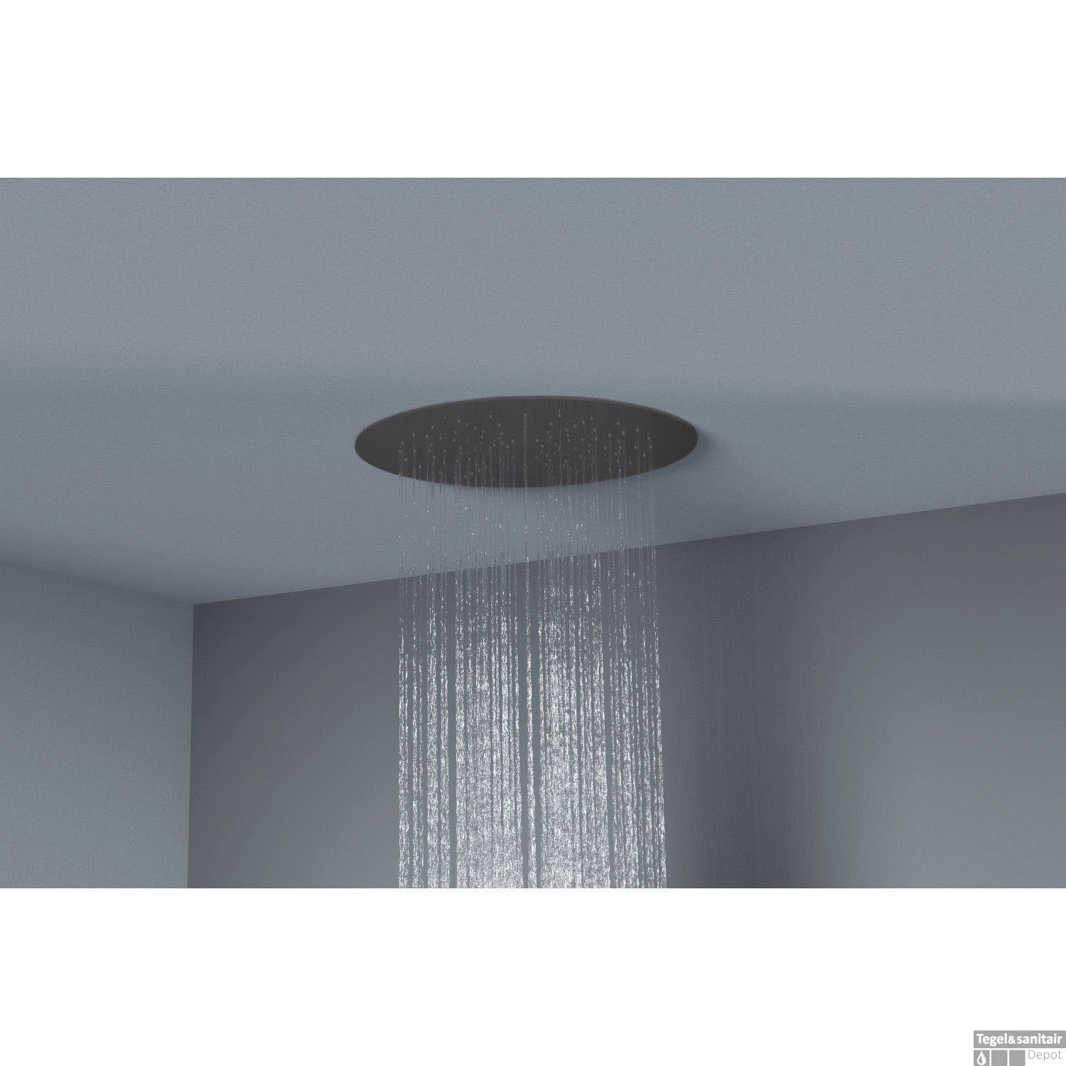 Hoofddouche Belleza Bagno ClipOn Inbouw Regendouche Rond 34 Cm Mat Nikkel 4 Hoofddouche Belleza Bagno ClipOn Inbouw Regendouche Rond 34 Cm Mat Nikkel - Afbeelding 2