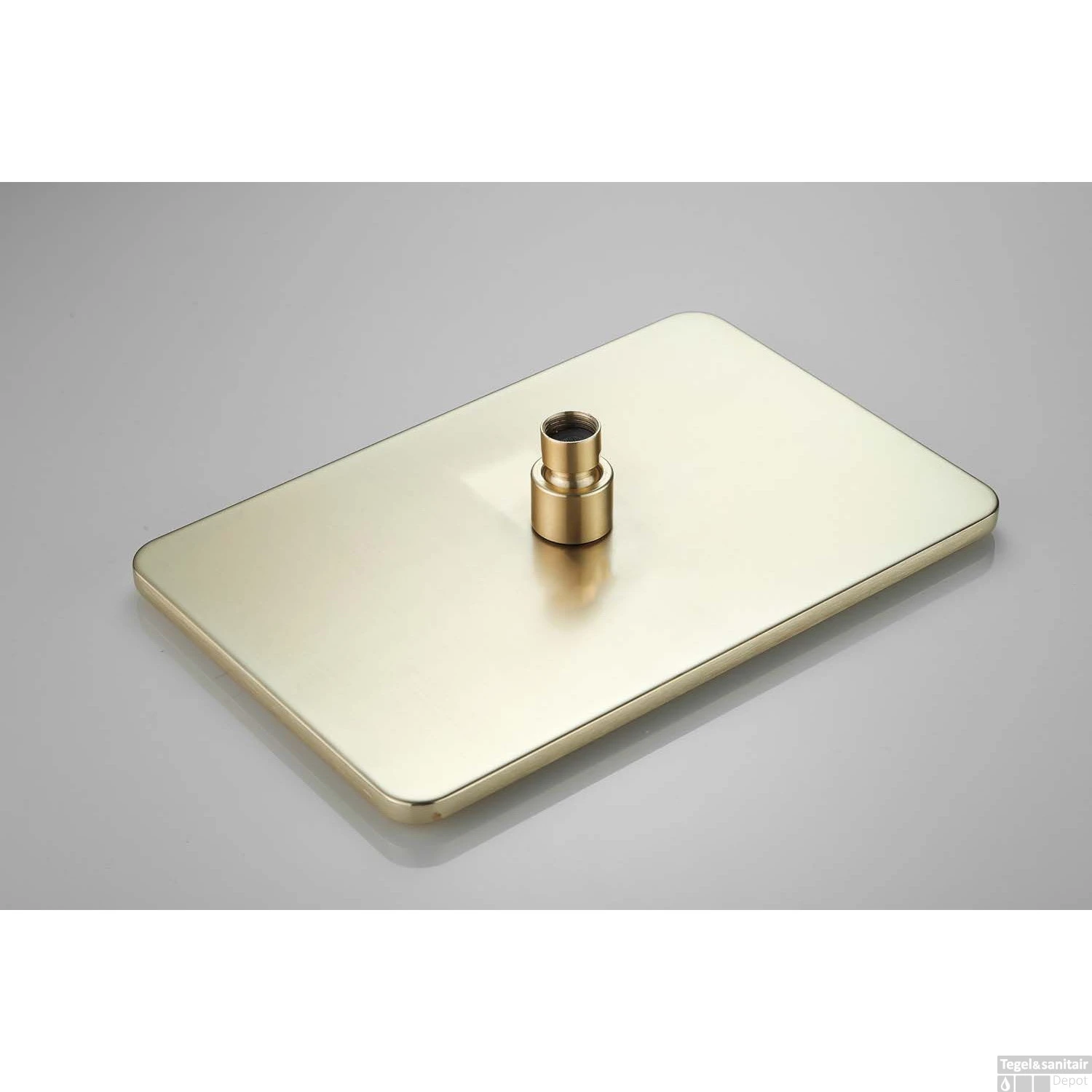 Hoofddouche Boss & Wessing Vision Rechthoekig 30x20 Cm Mat Goud 5 Hoofddouche Boss & Wessing Vision Rechthoekig 30x20 Cm Mat Goud - Afbeelding 3