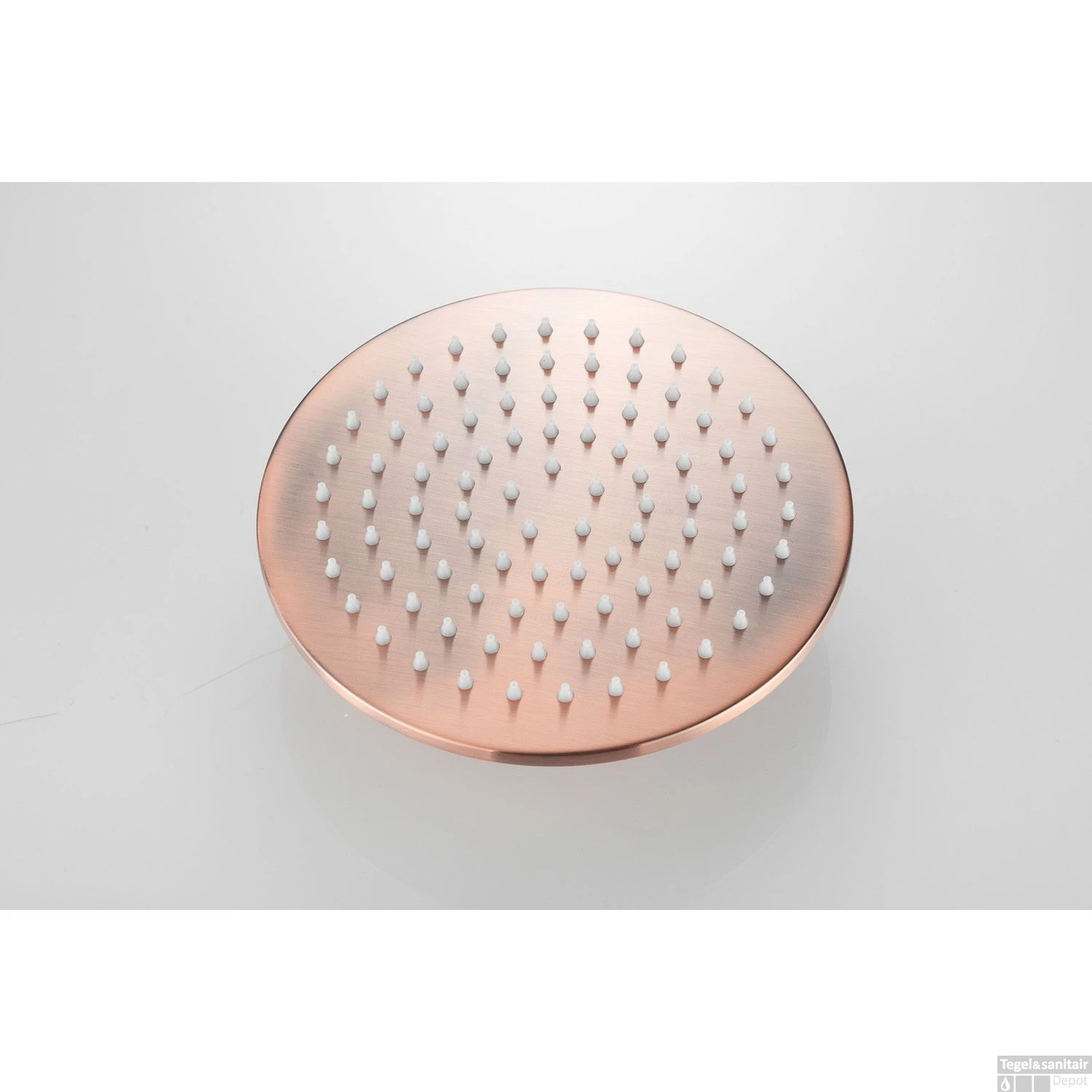 Hoofddouche Boss & Wessing Vision Rond 20 Cm Geborsteld Koper