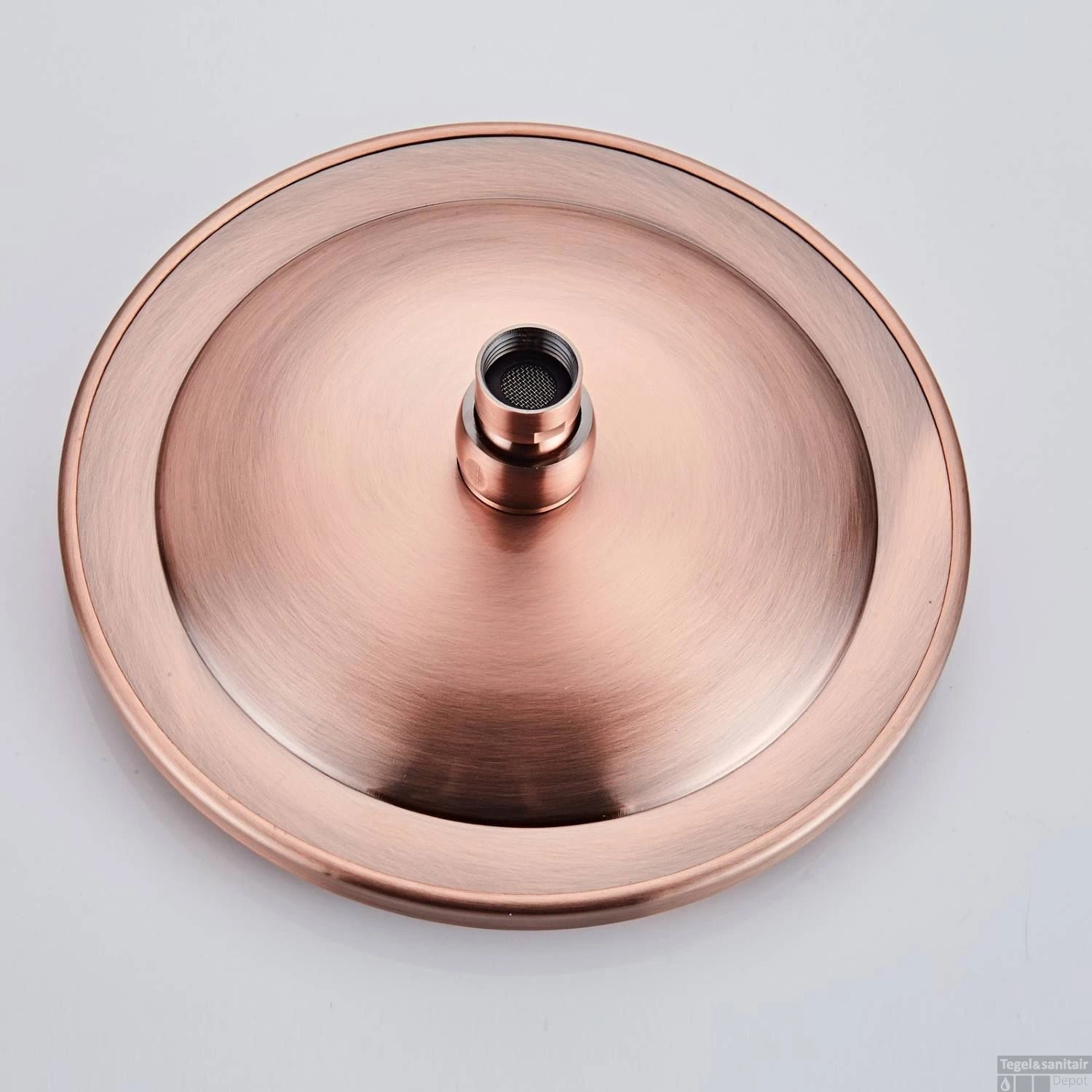 Inbouw Regendouche Set BWS 20 Cm Met Wandarm Geborsteld Koper - Afbeelding 6