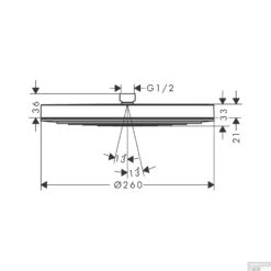 Hoofddouche HansGrohe Pulsify S 260 1 Jet EcoSmart Zonder Wandaansluiting Mat Wit 7 Hoofddouche HansGrohe Pulsify S 260 1 Jet EcoSmart Zonder Wandaansluiting Mat Wit -Hansgrohe Badkamerinterieur Winkel hoofddouche hansgrohe pulsify s 260 1 jet ecosmart tech 2