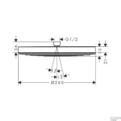 Hoofddouche HansGrohe Pulsify S 260 1 Jet Zonder Wandaansluiting Mat Zwart 7 Hoofddouche HansGrohe Pulsify S 260 1 Jet Zonder Wandaansluiting Mat Zwart -Hansgrohe Badkamerinterieur Winkel hoofddouche hansgrohe pulsify s 260 1 jet tech 1