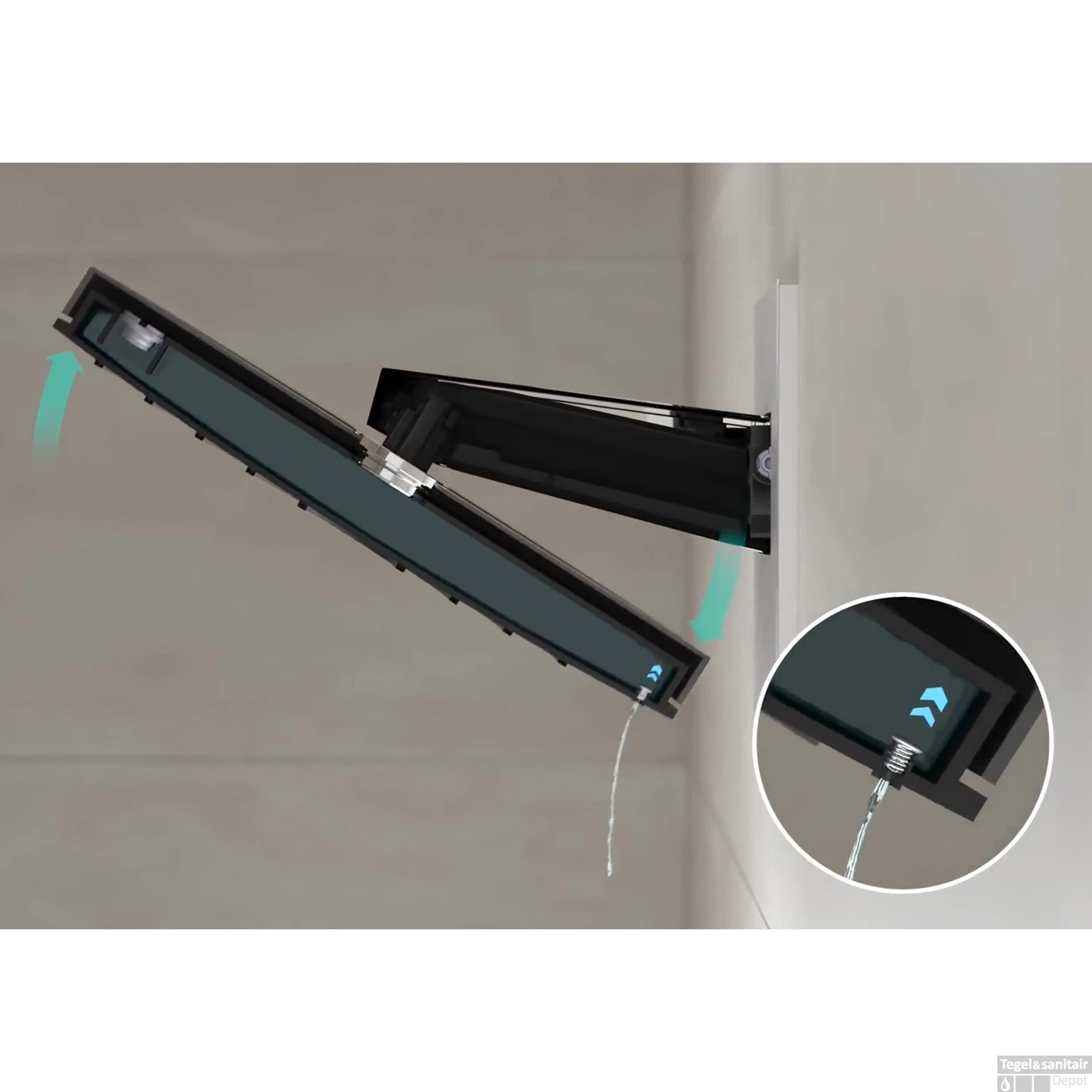 Hoofddouche HansGrohe Pulsify S 260 1 Jet EcoSmart Zonder Wandaansluiting Mat Wit 4 Hoofddouche HansGrohe Pulsify S 260 1 Jet EcoSmart Zonder Wandaansluiting Mat Wit - Afbeelding 2