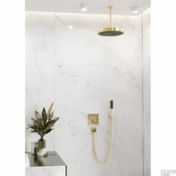 Hoofddouche Plafond HansGrohe Rainfinity PowderRain 360 1jet Geborsteld Brons -Hansgrohe Badkamerinterieur Winkel hoofddouche plafond hansgrohe rainfinity powderrain 360 1jet 2 1