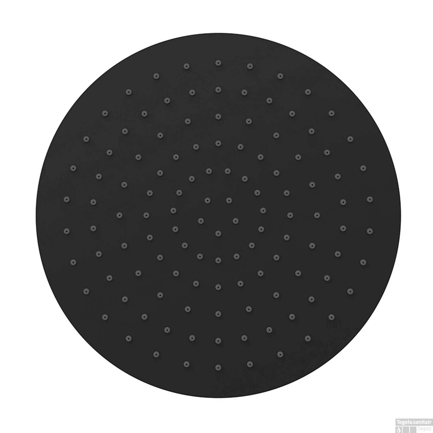 Hoofddouche Ufo Ultra Plat Boss & Wessing 30 Cm Mat Zwart - Afbeelding 2