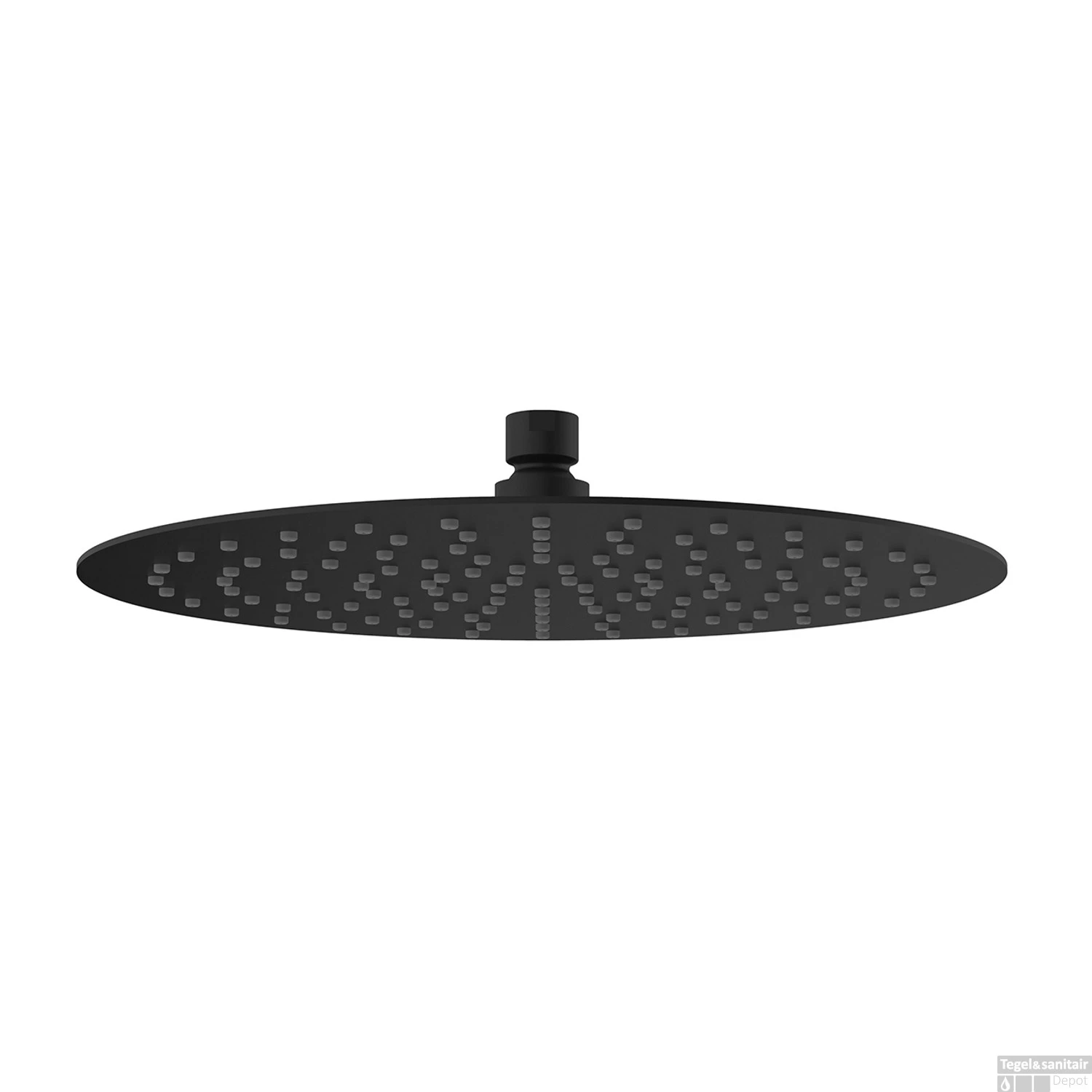 Hoofddouche Ufo Ultra Plat Boss & Wessing 30 Cm Mat Zwart