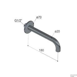 Hotbath Archie Uitloop Lengte 18 Cm RVS 316 AR095-18IX 7 Hotbath Archie Uitloop Lengte 18 Cm RVS 316 AR095-18IX -Hansgrohe Badkamerinterieur Winkel hotbath archie uitloop lengte 18 cm rvs 316 ar095 15ix tech