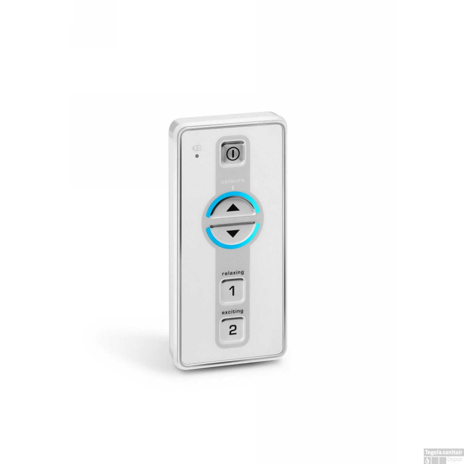 Hotbath Mate Inbouw Hoofddouche LED Geborsteld Nikkel 38cm 5 Hotbath Mate Inbouw Hoofddouche LED Geborsteld Nikkel 38cm - Afbeelding 3