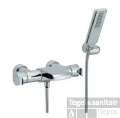 Huber Atelier Thermostaatkraan Douche Met Douchegarnituur RVS 191.AT01H.NS -Hansgrohe Badkamerinterieur Winkel huber atelier thermostaatkraan douche met douchegarnituur rvs 191at01hns 0