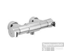 Huber Atelier Thermostaatkraan Douche Zonder Handdoucheset RVS 520.01H.NS -Hansgrohe Badkamerinterieur Winkel huber atelier thermostaatkraan douche zonder handdoucheset rvs 52001hns 0