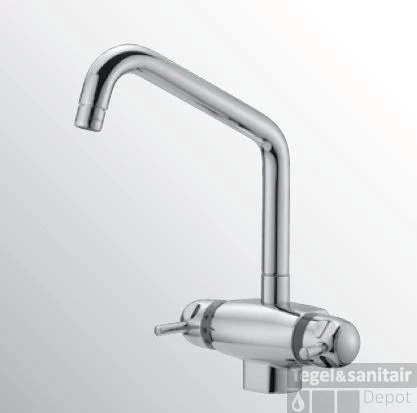 Huber Clinic Plus Thermostatische Keukenkraan Chroom 427.01H.CR 4 Huber Clinic Plus Thermostatische Keukenkraan Chroom 427.01H.CR - Afbeelding 2