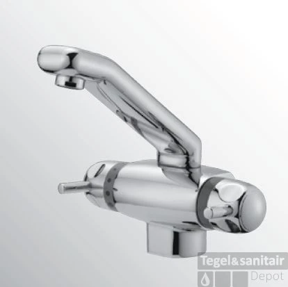 Huber Clinic Plus Wastafelmengkraan Chroom 424.01H.CR 4 Huber Clinic Plus Wastafelmengkraan Chroom 424.01H.CR - Afbeelding 2