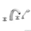Huber Croisette 4-gats Badmengkraan Brons 262CS01HBA -Hansgrohe Badkamerinterieur Winkel huber croisette 4 gats badmengkraan brons 262cs01hba 1