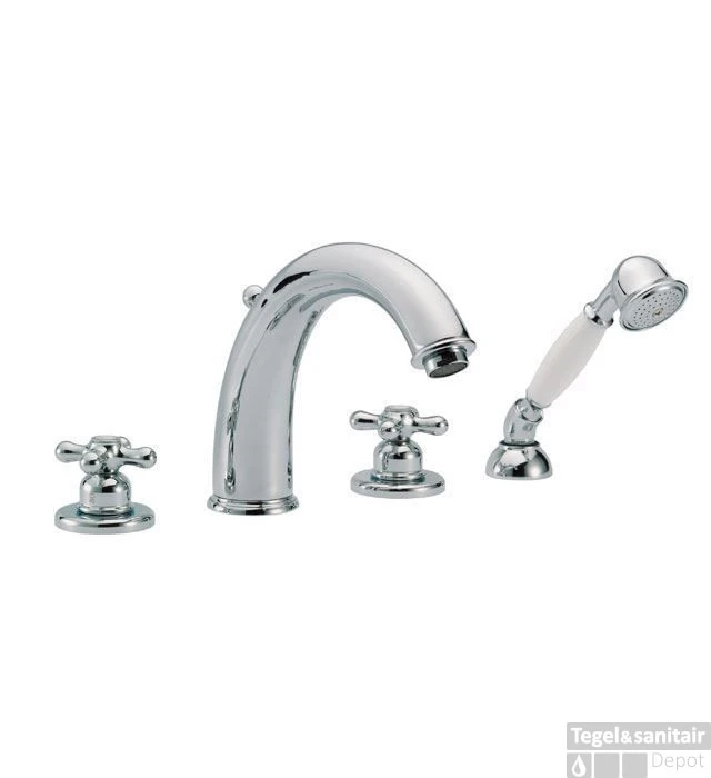 Huber Croisette 4-gats Badmengkraan Goud 162CS01HAG 4 Huber Croisette 4-gats Badmengkraan Goud 162CS01HAG - Afbeelding 2