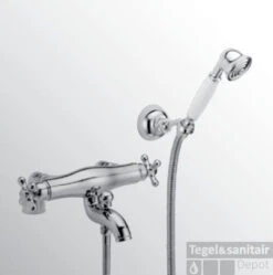 Huber Croisette Badkraan Met Thermostaat Chroom 196CS01HCR -Hansgrohe Badkamerinterieur Winkel huber croisette badmengkraan met thermostaat chroom 196cs01hcr 0
