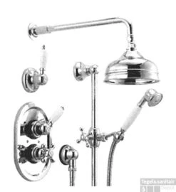 Huber Croisette Inbouw Thermostatische Doucheset RVS 912CS01HNS