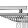Huber Dado Hoofddouche Met Muurarm Chroom SS.013290.21 -Hansgrohe Badkamerinterieur Winkel huber dado hoofddouche met muurarm chroom ss01329021 0