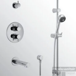 Huber Kiruna Thermostatische Inbouw Bad/doucheset Chroom 914K.KR01H.CR 5 Huber Kiruna Thermostatische Inbouw Bad/doucheset Chroom 914K.KR01H.CR -Hansgrohe Badkamerinterieur Winkel huber kiruna thermostatische inbouw baddoucheset chroom 914kkr01hcr 0