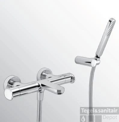 Huber Levity Douchethermostaat Met Handdoucheset Chroom LY.D21010.21 4 Huber Levity Douchethermostaat Met Handdoucheset Chroom LY.D21010.21 - Afbeelding 2