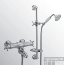 Huber Victorian Thermostatische Badkraan Met Douchegarnituur RVS 192.VT01H.NS -Hansgrohe Badkamerinterieur Winkel huber victorian thermostatische badkraan met douchegarnituur rvs 192vt01hns 0