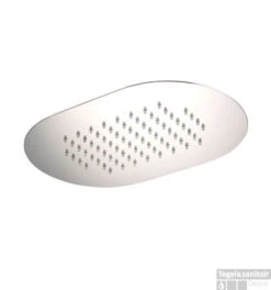 Huber Zen X One Regendouche Zwart Ovaal 30x20 Cm ZS12400039 -Hansgrohe Badkamerinterieur Winkel huber zen x one regendouche rvs ovaal 30x20 cm zs124000d1