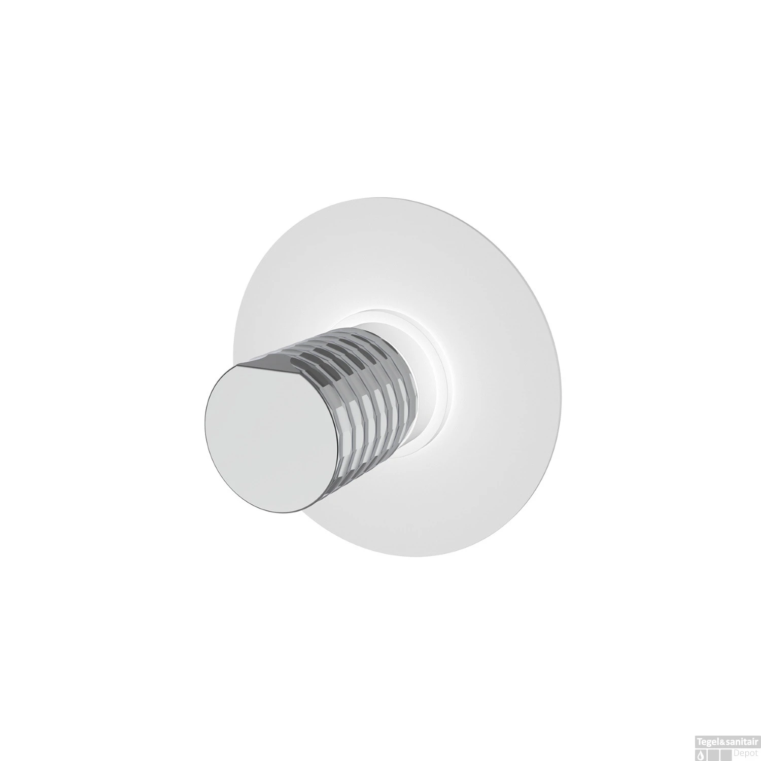 Inbouw Douchekraan GRB Aura Ø12 Cm Chromen Knop Messing Wit 3 Inbouw Douchekraan GRB Aura Ø12 Cm Chromen Knop Messing Wit