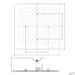 Inbouw Hoofddouche Vierkant UFO Wiesbaden 50x50x2 Cm Chroom 5 Inbouw Hoofddouche Vierkant UFO Wiesbaden 50x50x2 Cm Chroom -Hansgrohe Badkamerinterieur Winkel inbouw hoofddouche vierkant ufo wiesbaden 50x50x2 cm chroom 29.2851 tech