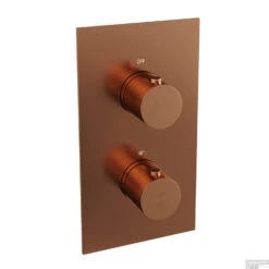 Inbouw Regendouche Set Brauer Copper Edition Plafond Uitloop Ronde Hoofddouche 30 Cm Koper -Hansgrohe Badkamerinterieur Winkel inbouw regendouche set brauer copper edition afbouw detail 7