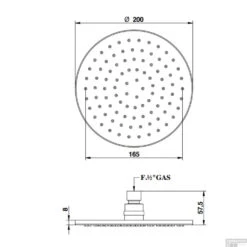 Inbouw Regendoucheset Luca Sanitair Bongio Thermostatisch Geborsteld Nikkel -Hansgrohe Badkamerinterieur Winkel inbouw regendoucheset luca sanitair nikkel tech1