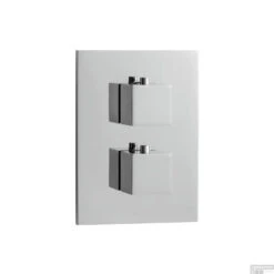 Inbouw Thermostaatkraan Herzbach Living Rechthoek 3-Weg Omstel Chroom