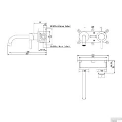 Inbouw Wastafelmengkraan Brauer Chrome Edition Coldstart Gebogen Uitloop Ronde Hendel Rechts Chroom Met Afdekplaat -Hansgrohe Badkamerinterieur Winkel inbouw wastafelkraan brauer coldstart rond eenhendel energiebesparend chroom tech 4