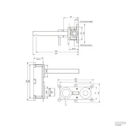 Inbouw Wastafelmengkraan Brauer Brushed Edition Coldstart Rechte Uitloop Korte Ronde Hendel Links Geborsteld RVS PVD Met Rozetten -Hansgrohe Badkamerinterieur Winkel inbouw wastafelmengkraan brauer brushed edition korte ronde hendel rechte uitloop geborsteld rvs met rozetten tec