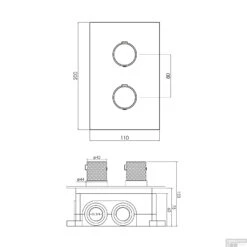 Inbouwthermostaat Compleet Brauer Chrome Carving 3-weg Chroom -Hansgrohe Badkamerinterieur Winkel inbouwthermostaat compleet brauer chrome carving 3 weg geborsteld chroom tec