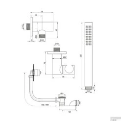 Inbouwthermostaatset Brauer Black Incl Staafhanddouche En Badafvoer Mat Zwart 21 Inbouwthermostaatset Brauer Black Incl Staafhanddouche En Badafvoer Mat Zwart -Hansgrohe Badkamerinterieur Winkel inbouwthermostaatset brauer black incl staafhanddouche en badafvoer mat zwart tec1