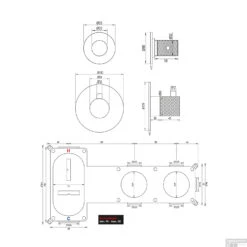 Inbouwthermostaatset Brauer Chrome Carving Incl Baduitloop En Staafhanddouche Messing Chroom -Hansgrohe Badkamerinterieur Winkel inbouwthermostaatset brauer chrome carving incl baduitloop en staafhanddouche messing chroom tec1